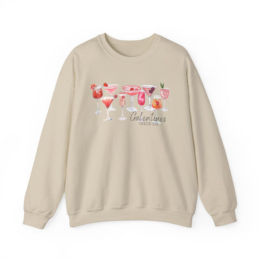 Galentines Cocktail Club - Crewneck Sweatshirt