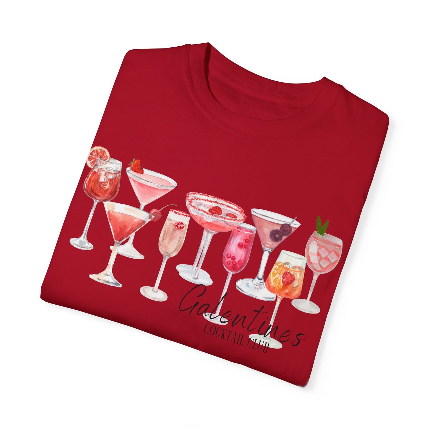 Galentines Cocktail Club- Comfort Colors T-shirt