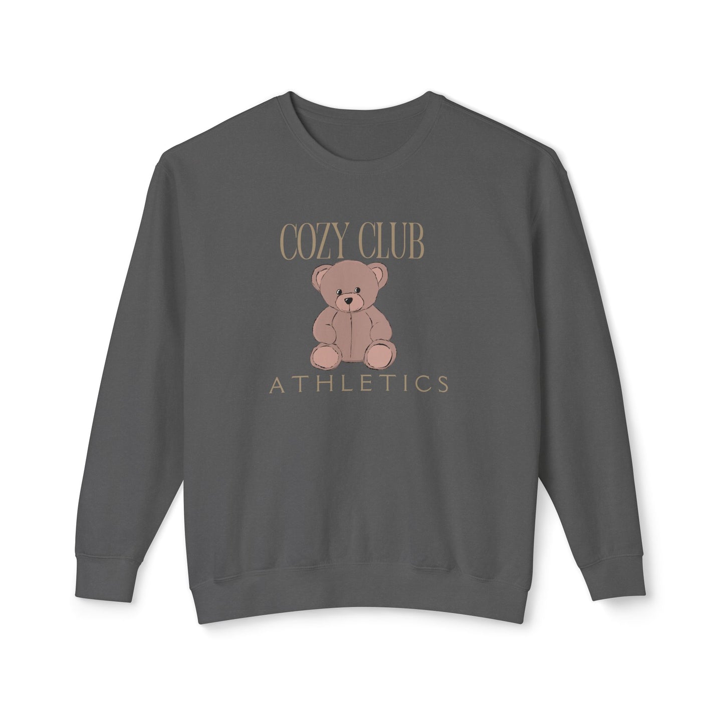 Cozy Club Athletics- Lightweight Comfort Colors Crewneck Sweatshirt