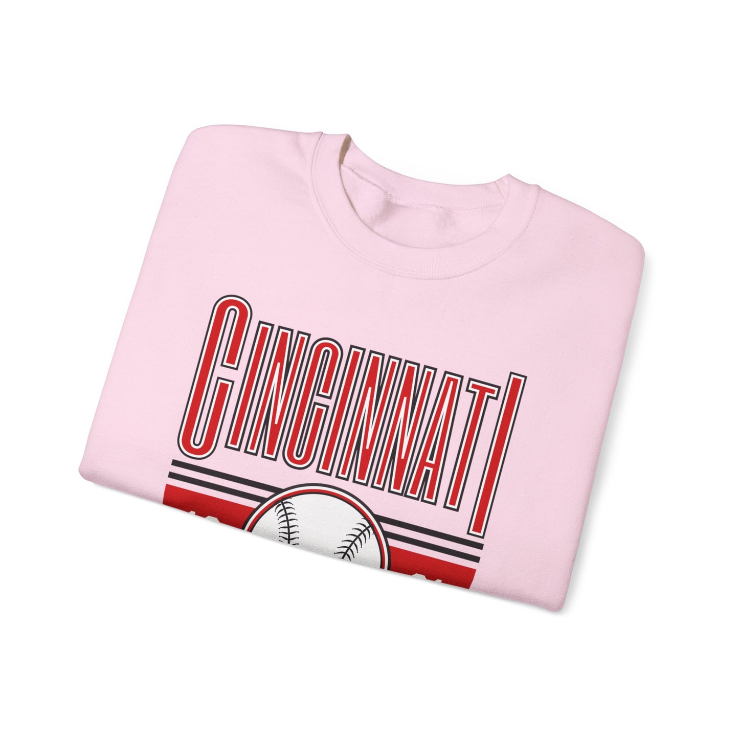 Cincinnati Reds Baseball- Crewneck Sweatshirt