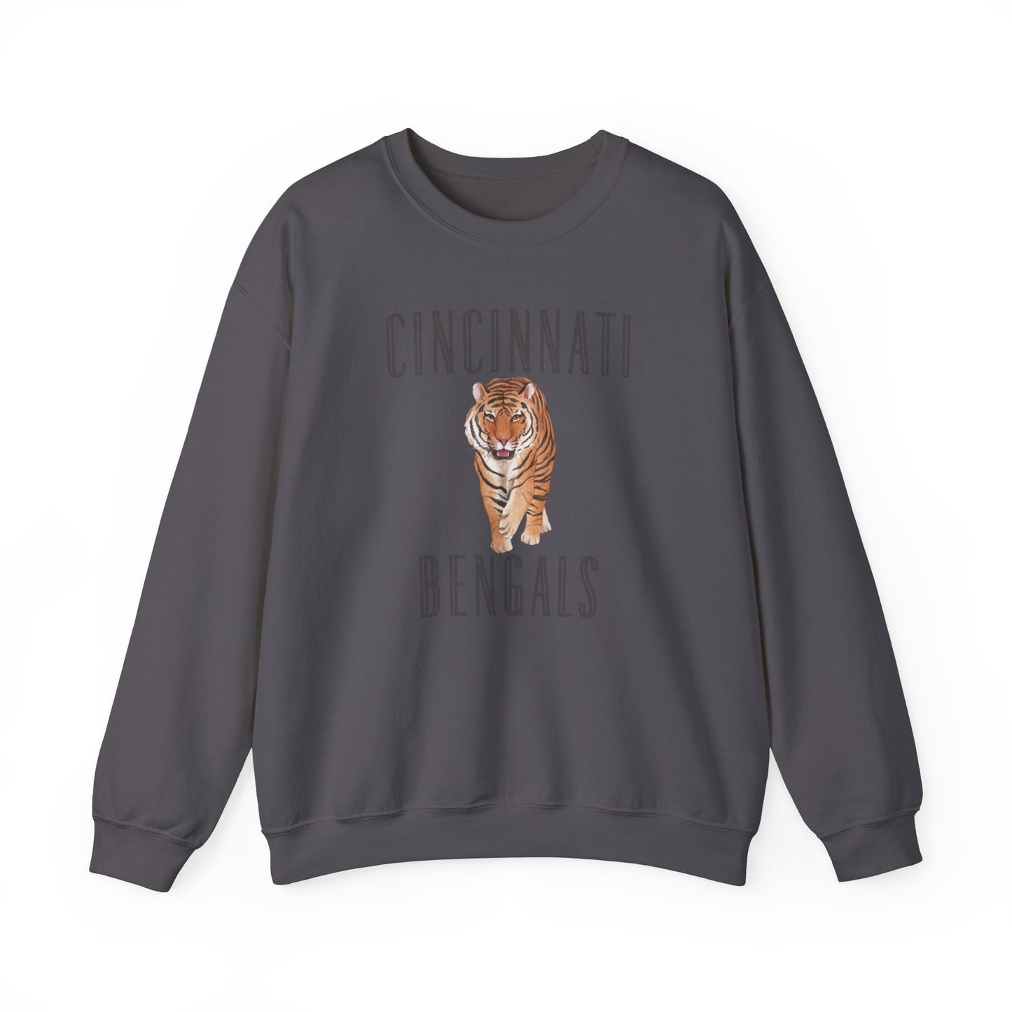 Cincy Bengals Tiger- Crewneck Sweatshirt