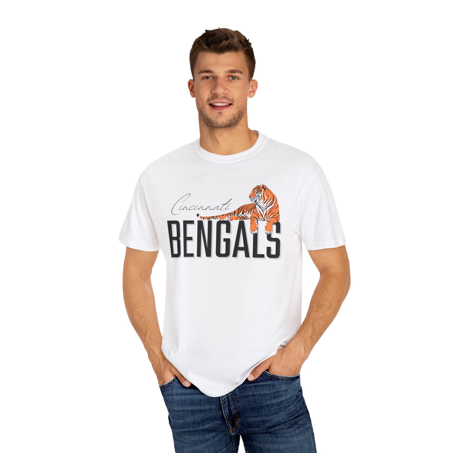 Cincinnati Bengals Tiger- Comfort Colors T-shirt