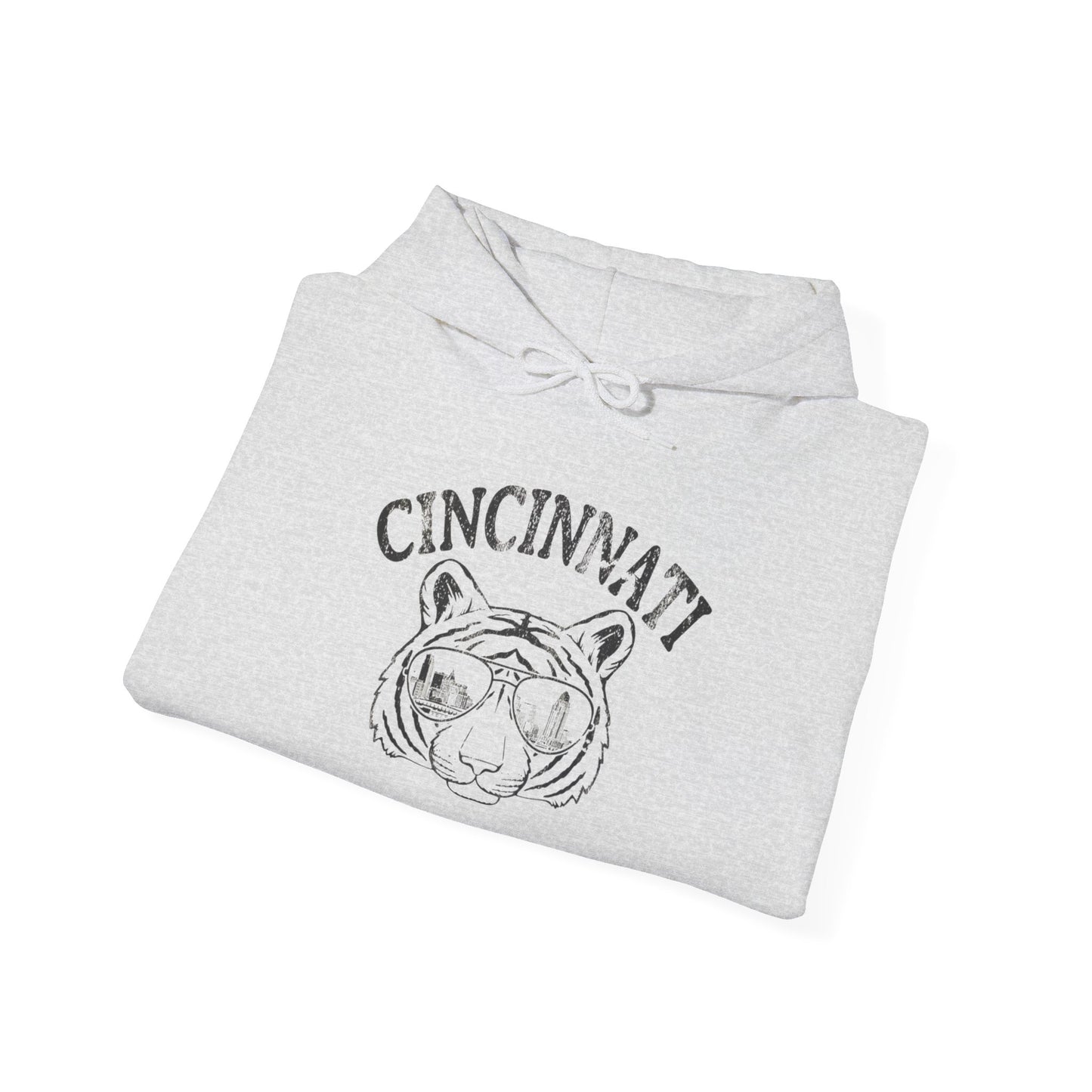 Tiger Glasses- Hooded Sweatshirt