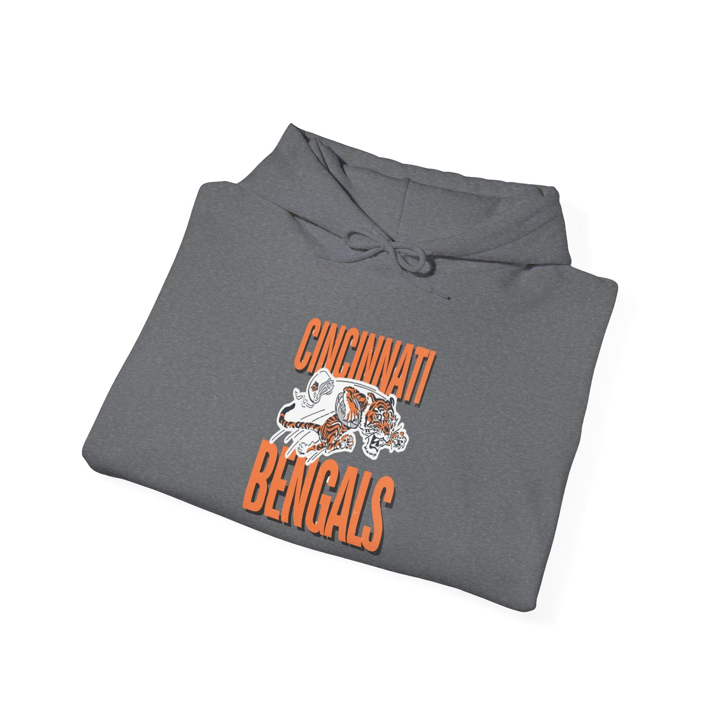 Bengals Vintage Mascot #2- Hooded Sweatshirt