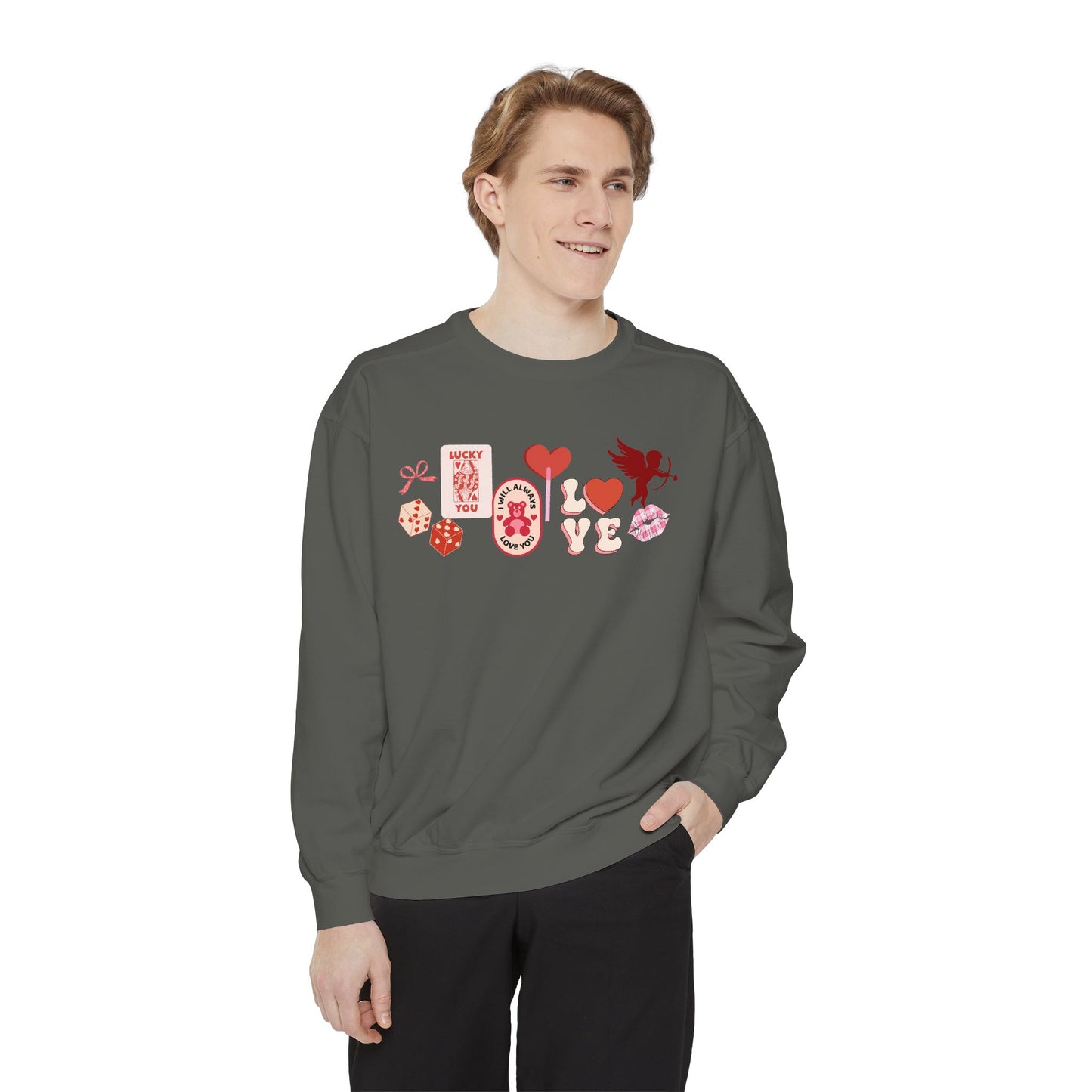 Cupid Collage- Comfort Colors Sweatshirt