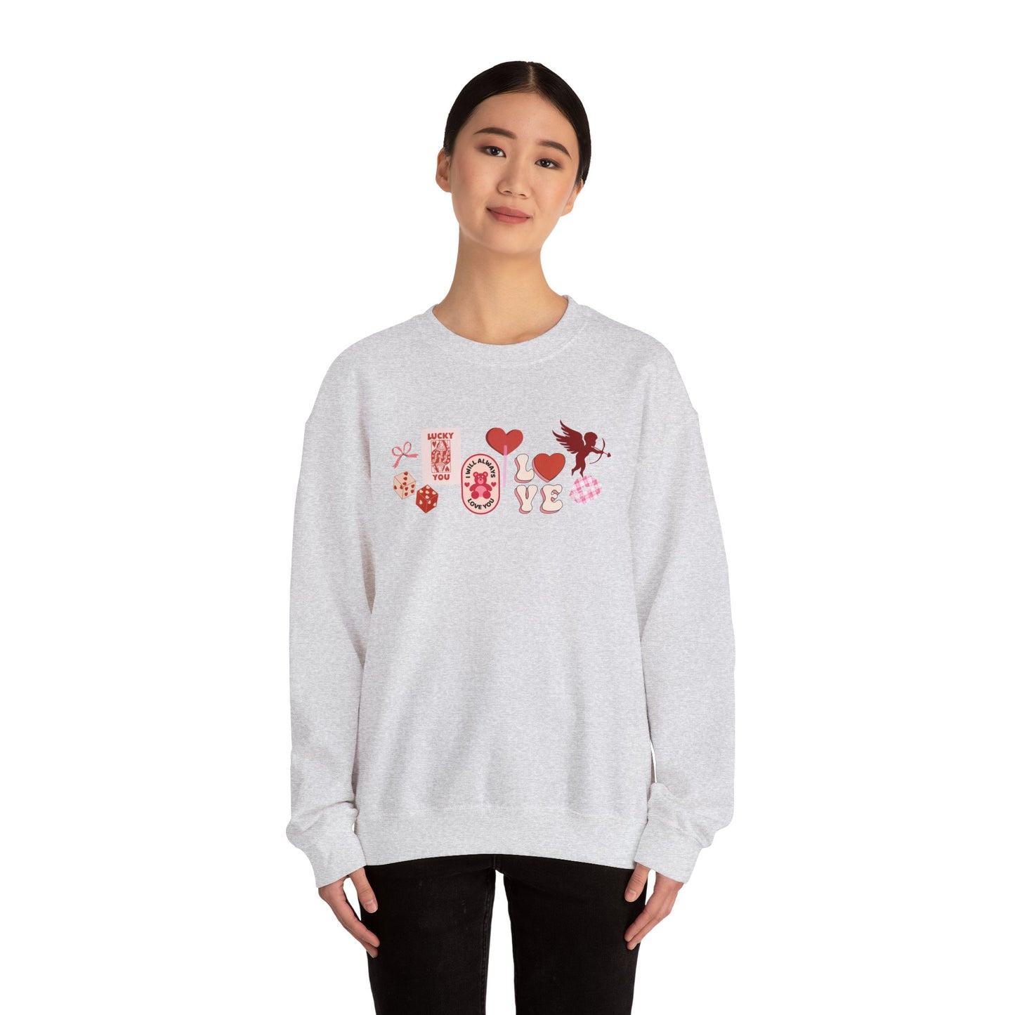 Cupid Collage- Crewneck Sweatshirt