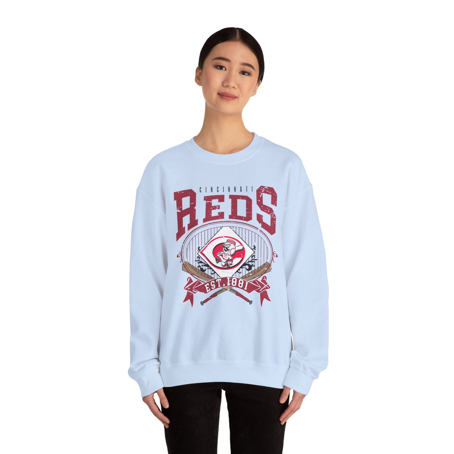 Reds Graphic- Crewneck Sweatshirt