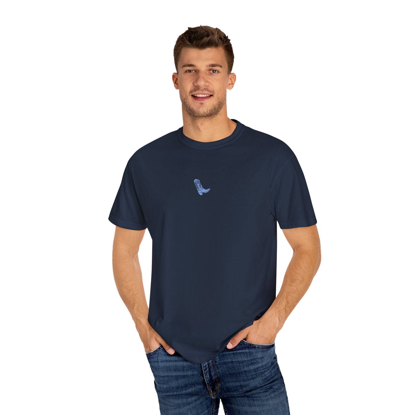 Blue Boot- Comfort Colors T-shirt