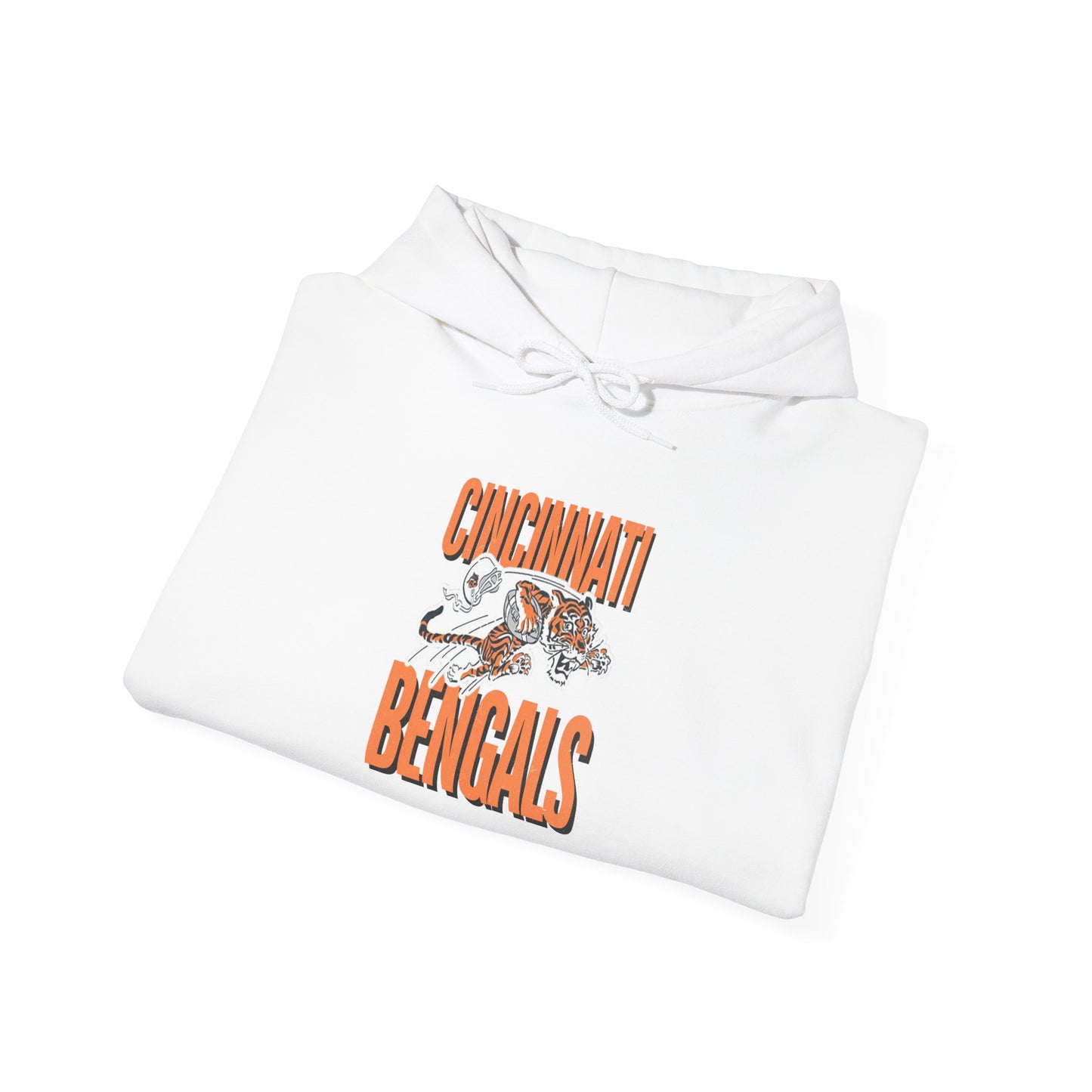 Bengals Vintage Mascot #2- Hooded Sweatshirt