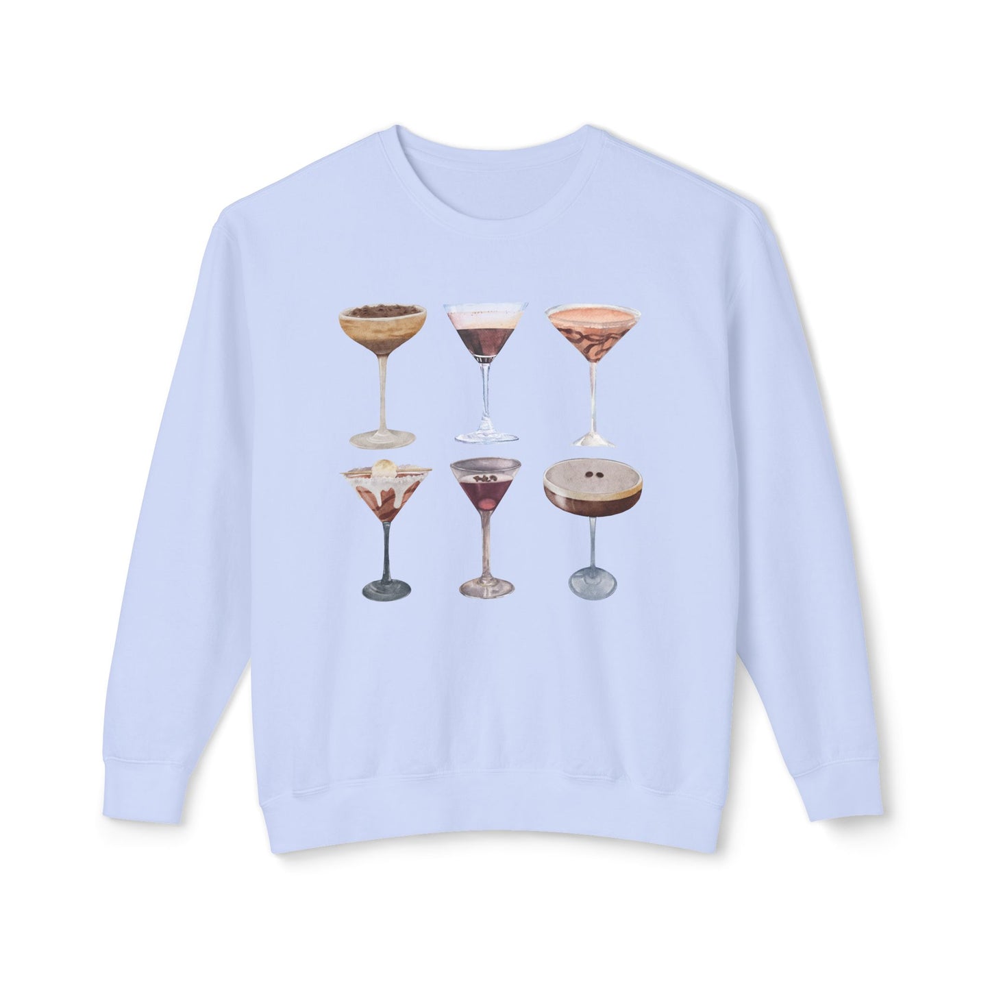 Espresso Martini- Lightweight Comfort Colors Crewneck Sweatshirt