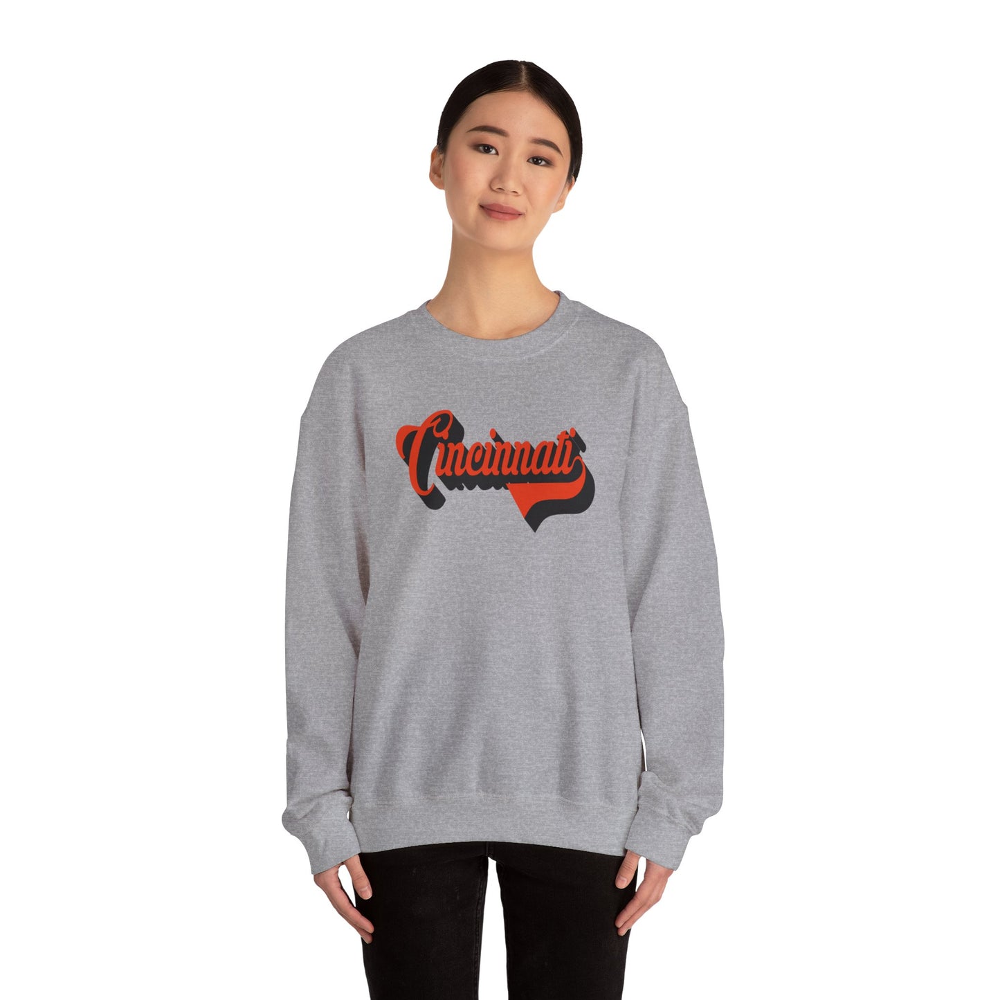 Cincinnati Retro -Crewneck Sweatshirt