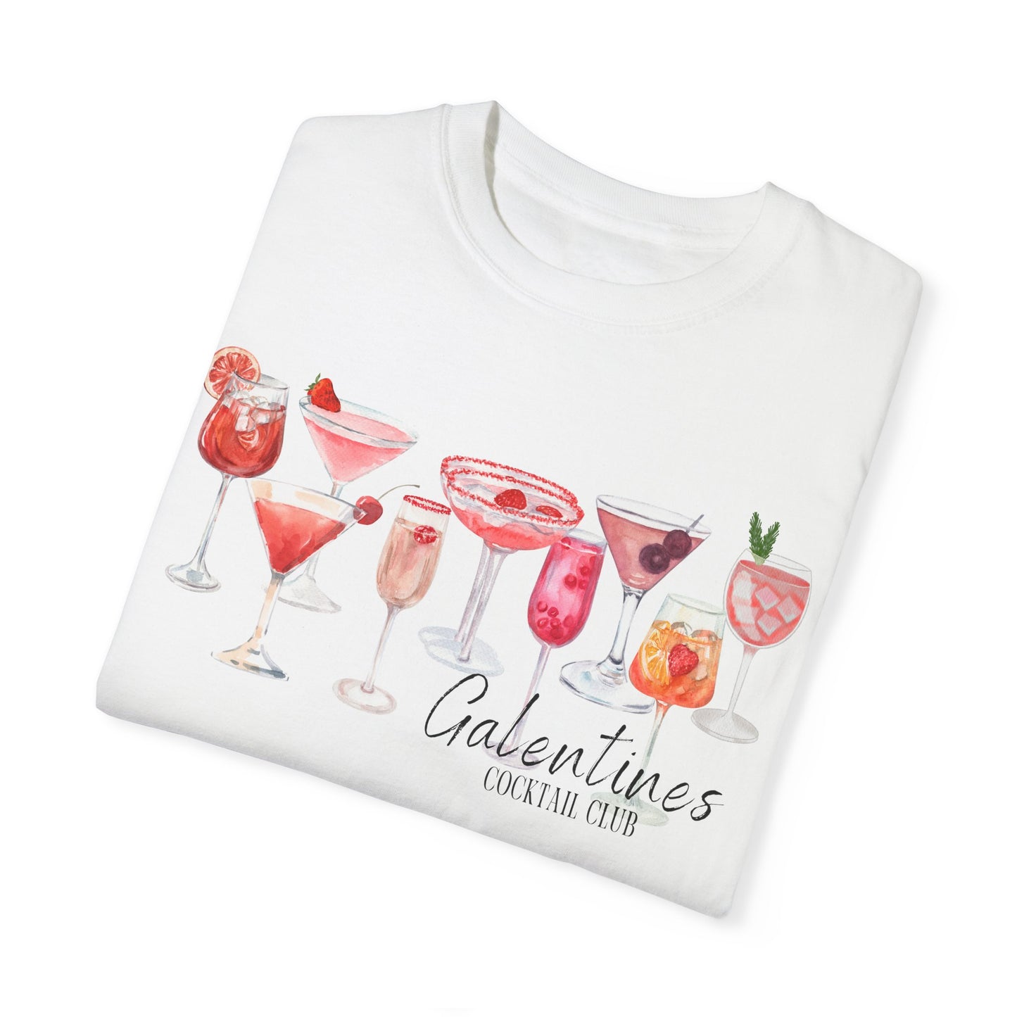 Galentines Cocktail Club- Comfort Colors T-shirt