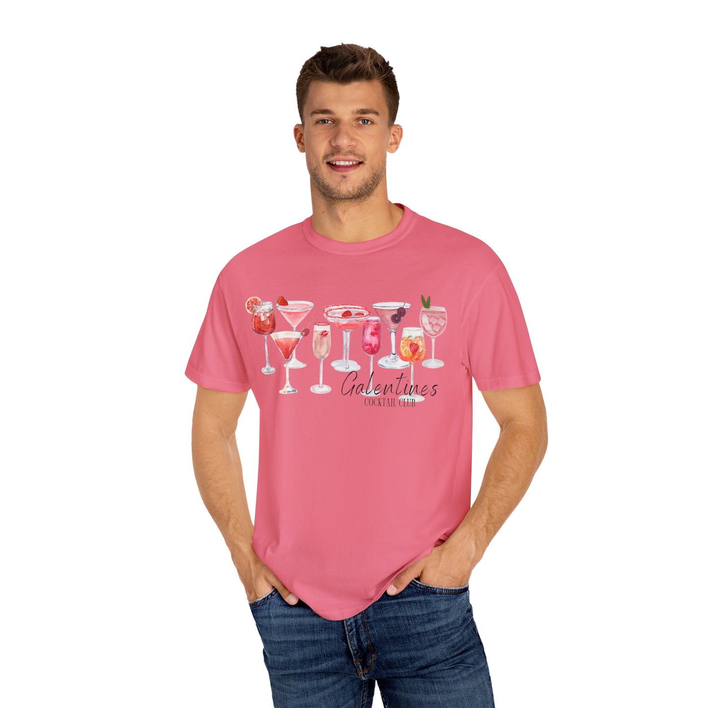 Galentines Cocktail Club- Comfort Colors T-shirt