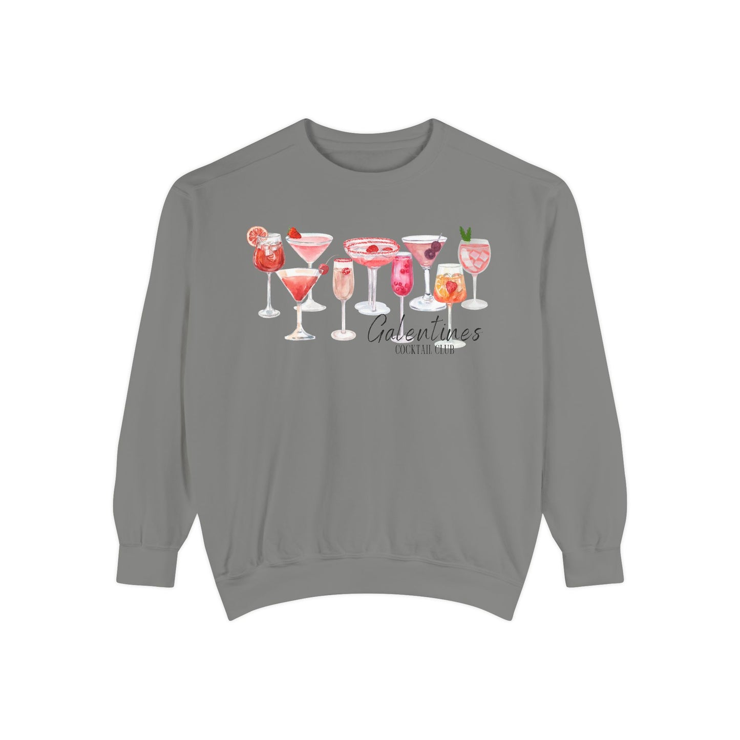 Galentines Cocktail Club- Comfort Colors Sweatshirt