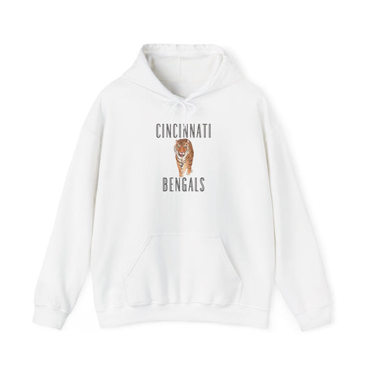 Cincy Bengals Tiger- Hooded Sweatshirt