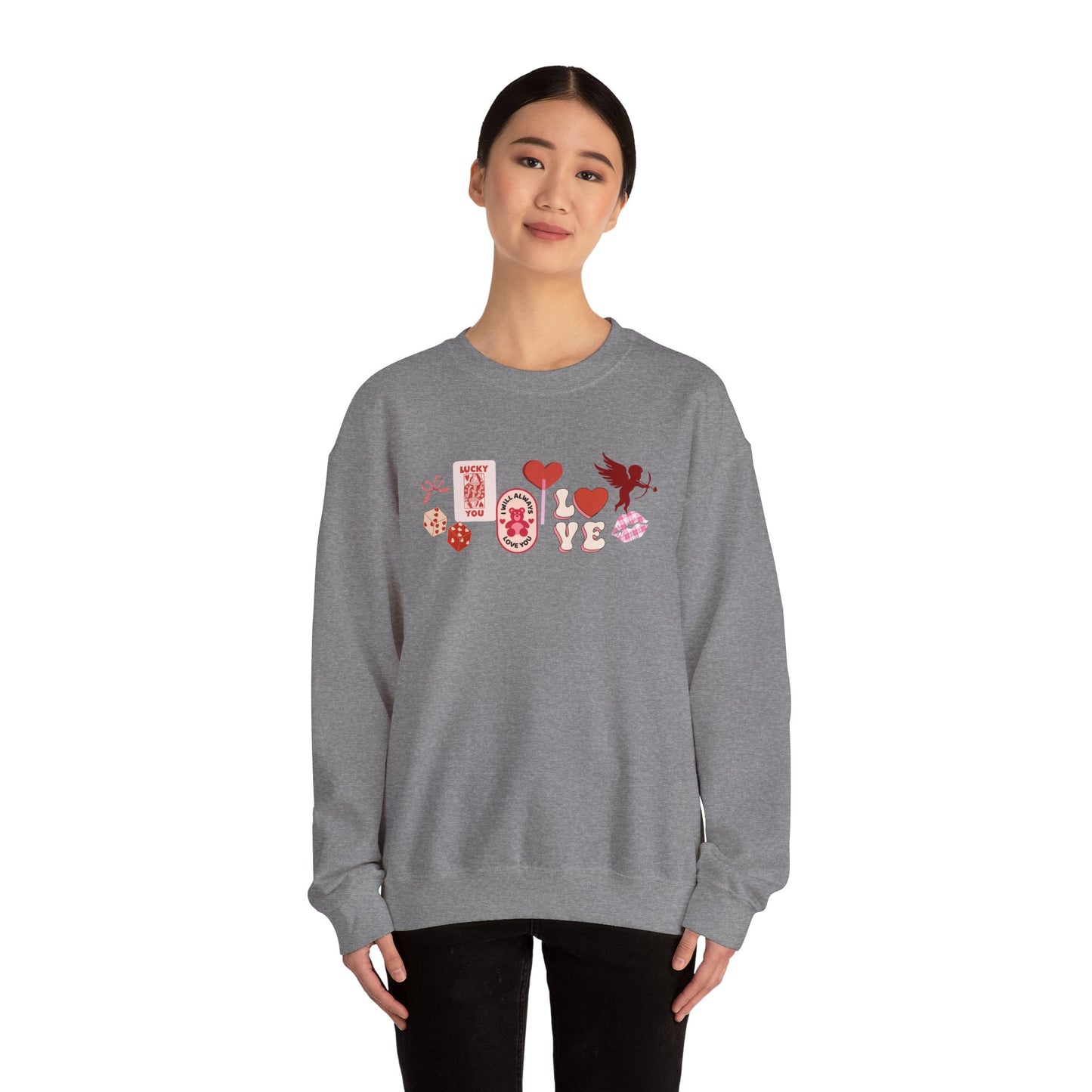 Cupid Collage- Crewneck Sweatshirt