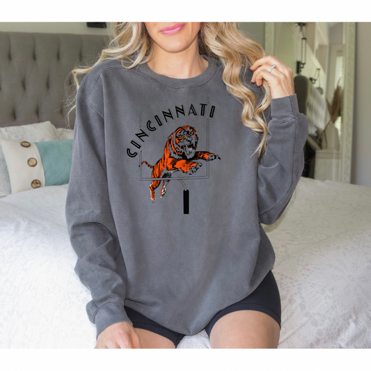 tiger touchdown crewneck