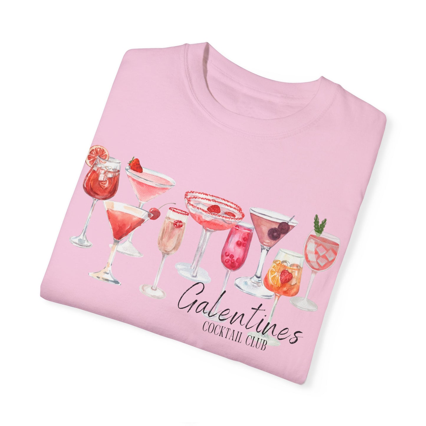 Galentines Cocktail Club- Comfort Colors T-shirt