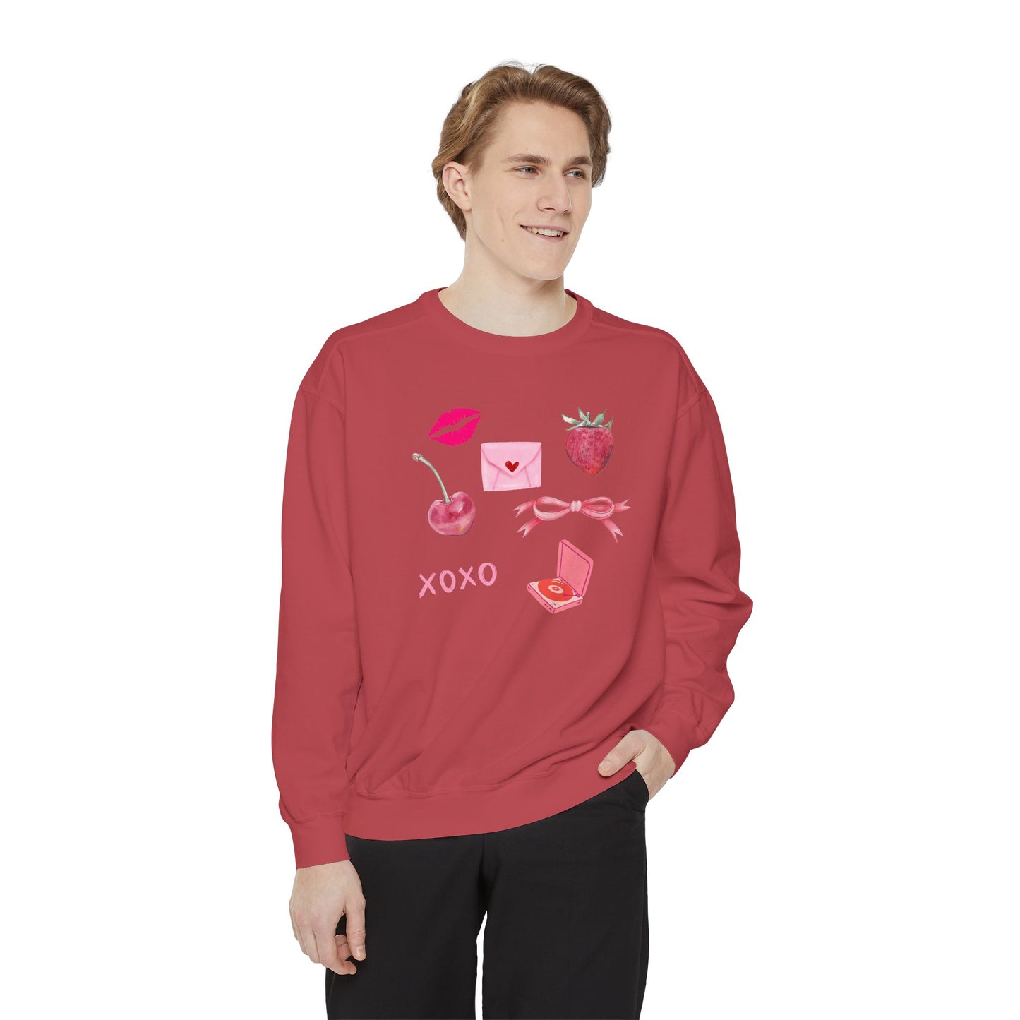 All The Pink- Comfort Colors Sweatshirt