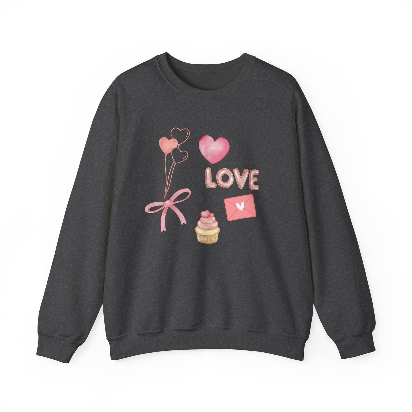 Valentines Collage Crewneck Sweatshirt