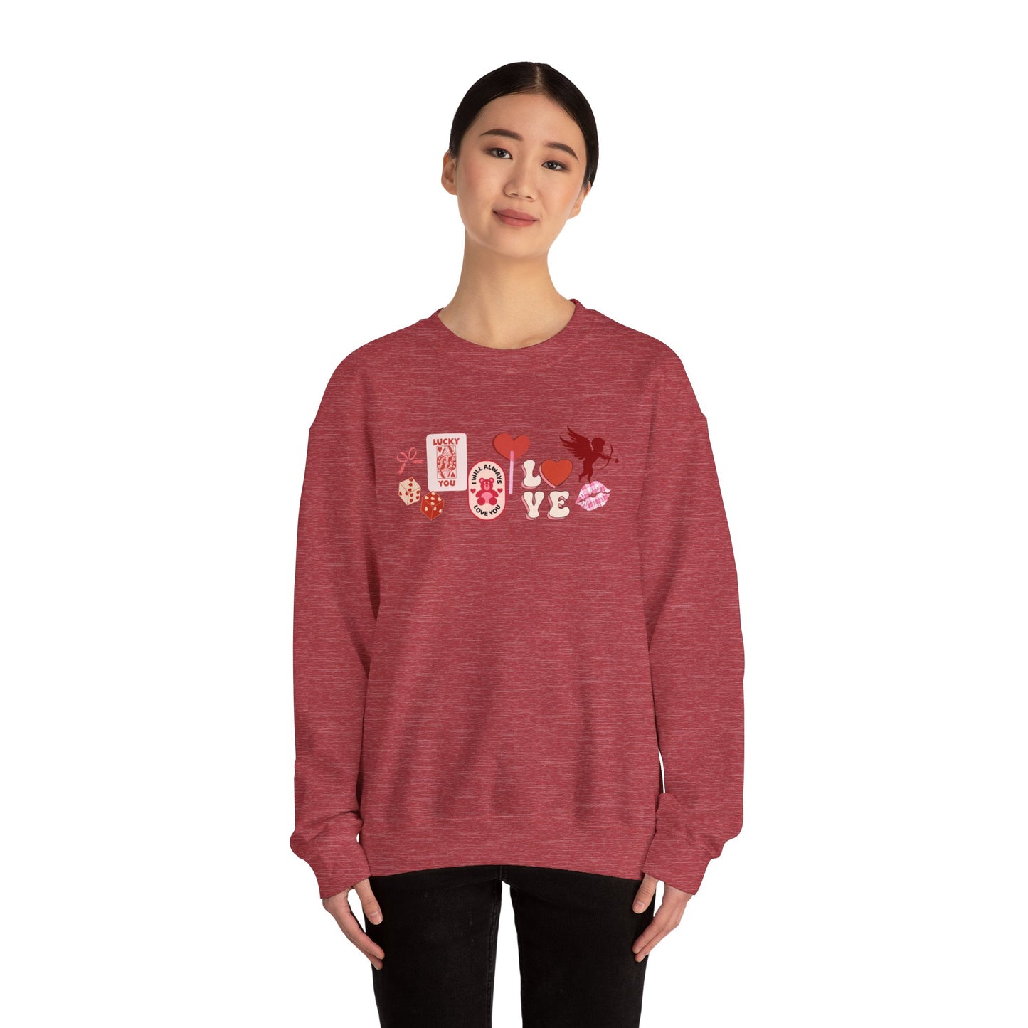 Cupid Collage- Crewneck Sweatshirt