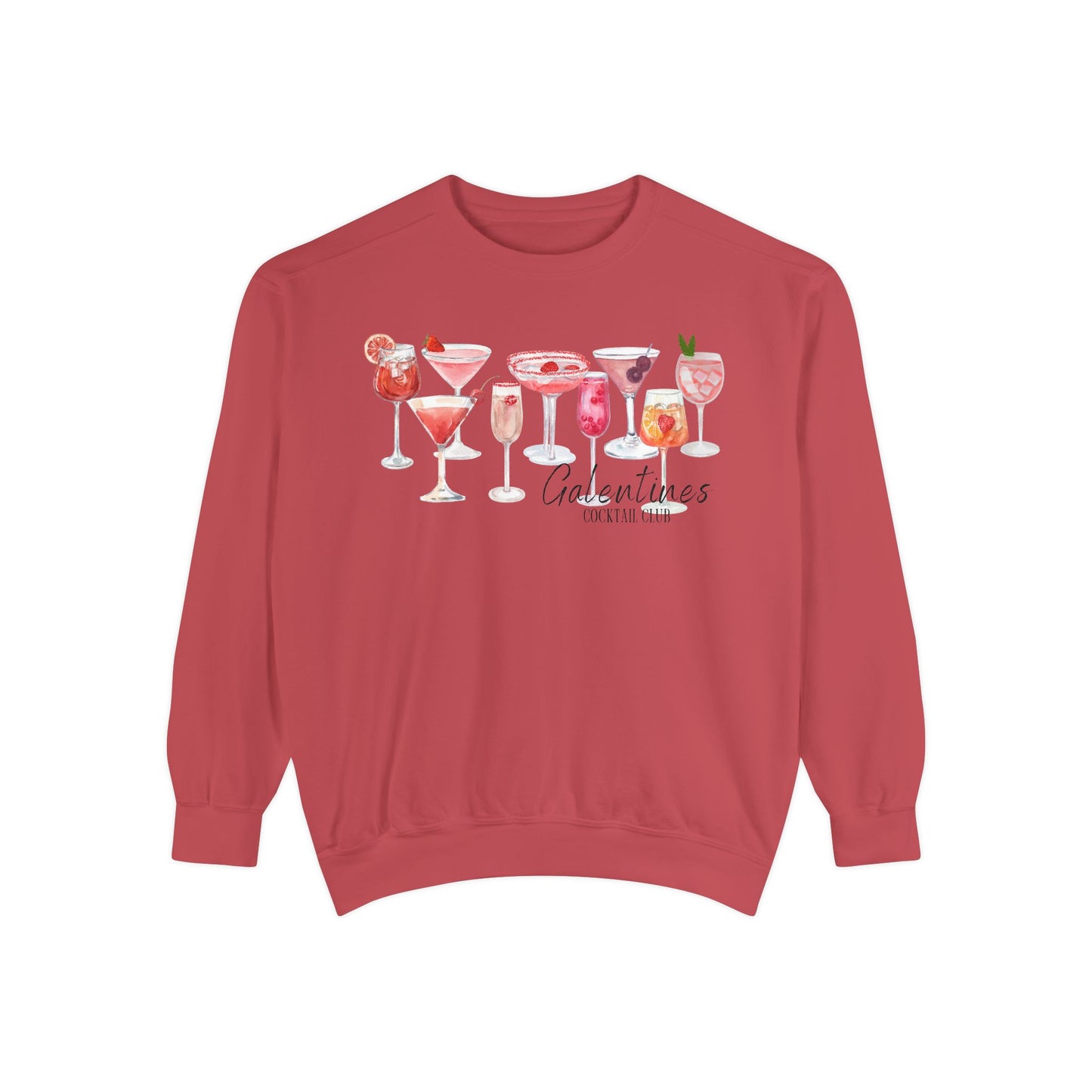 Galentines Cocktail Club- Comfort Colors Sweatshirt