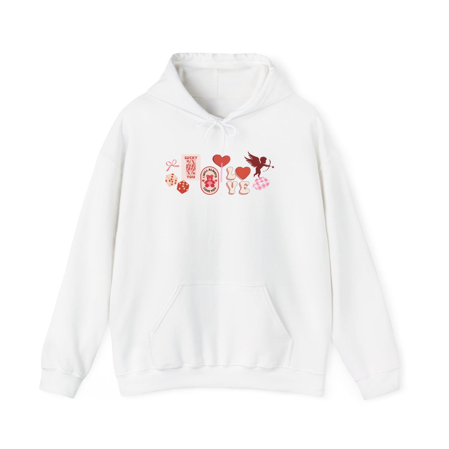 Cupid Collage - Hooded Sweatshirt