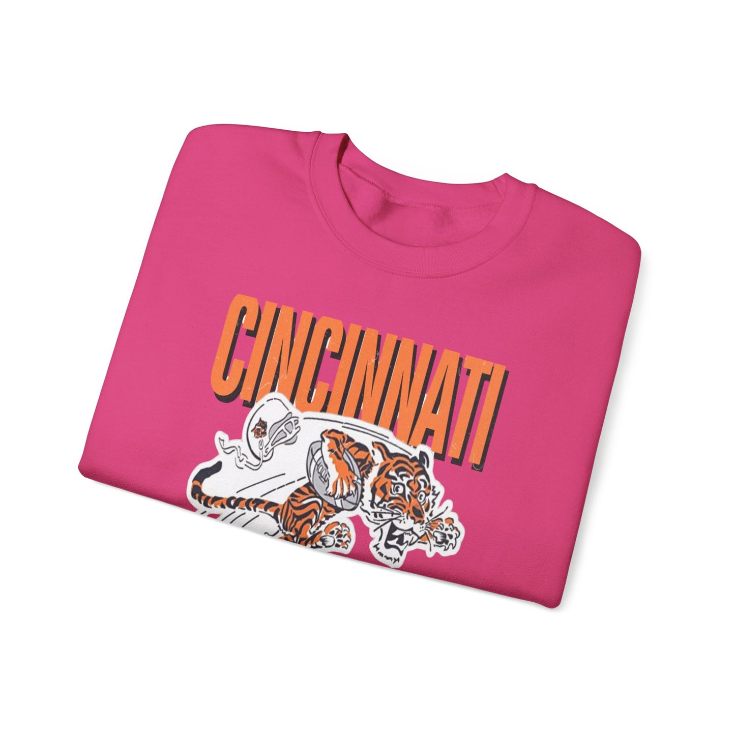 Bengals Vintage Mascot #2- Crewneck Sweatshirt