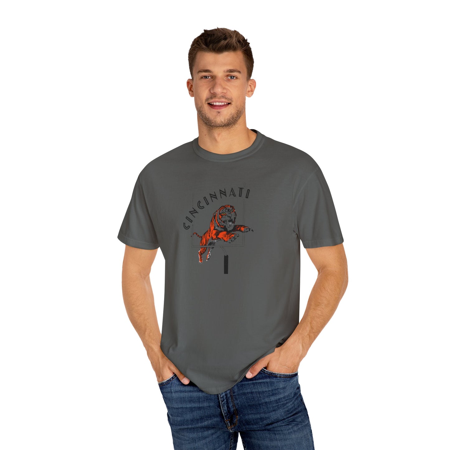 Tiger Touchdown- Comfort ColorsT-shirt