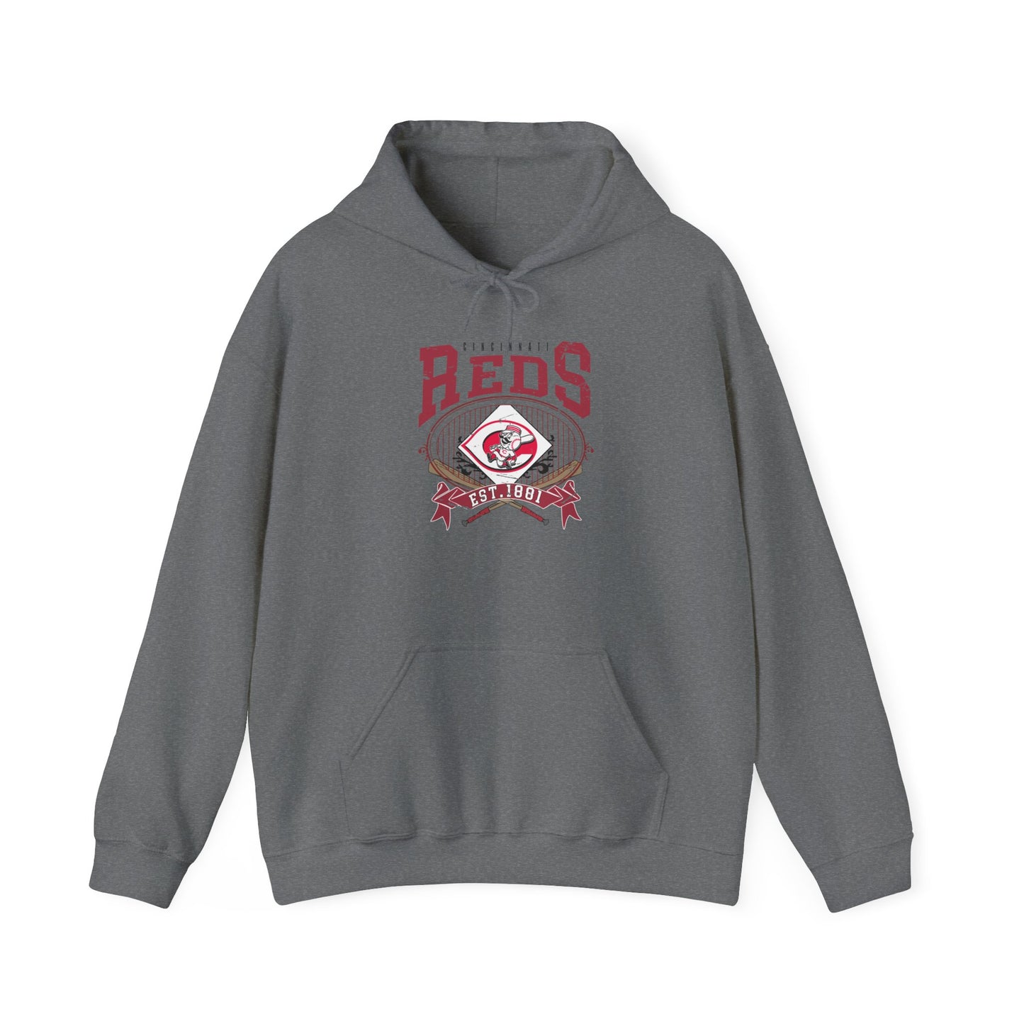 Reds Graphic- Hooded Sweatshirt