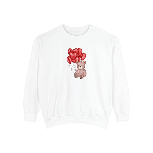 Be Mine Teddy- Comfort Colors Sweatshirt