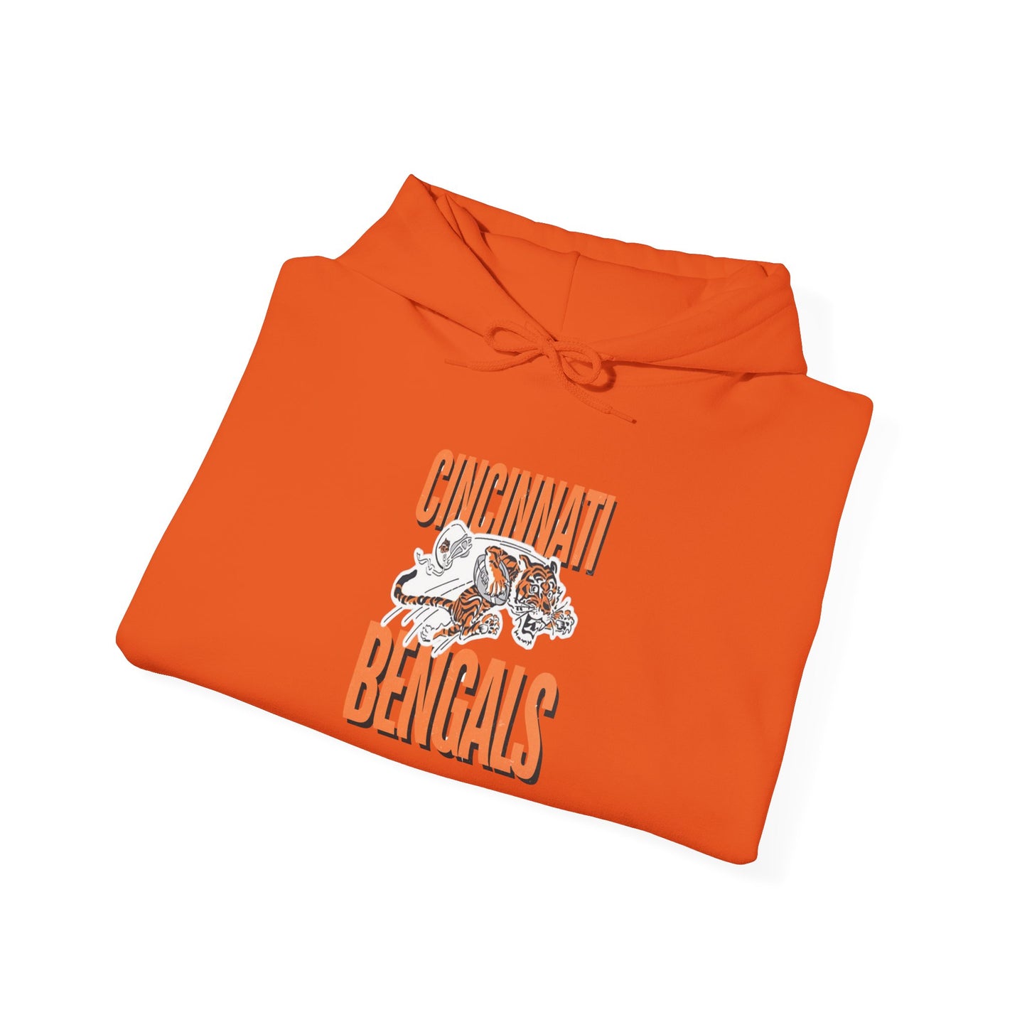 Bengals Vintage Mascot #2- Hooded Sweatshirt