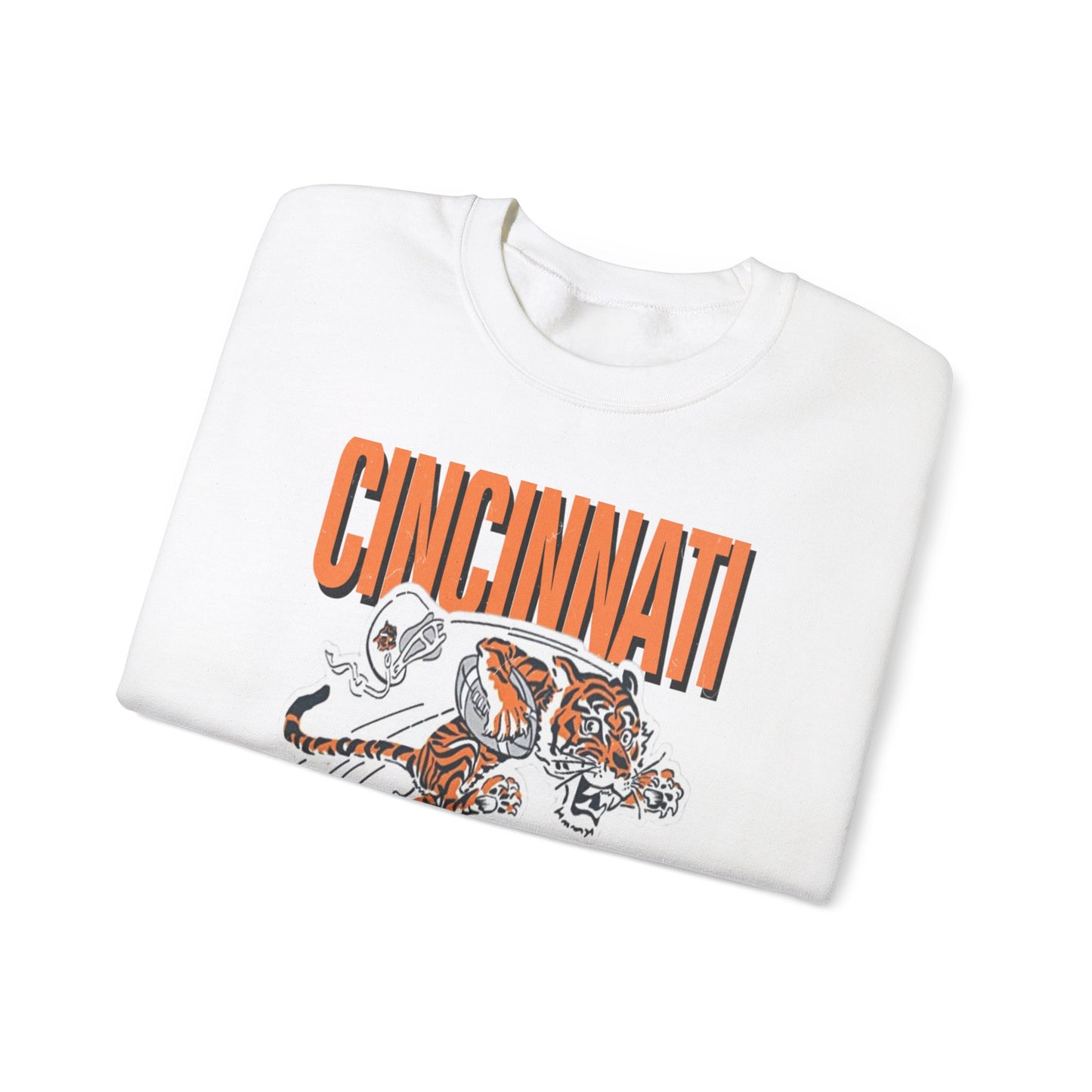 Bengals Vintage Mascot #2- Crewneck Sweatshirt