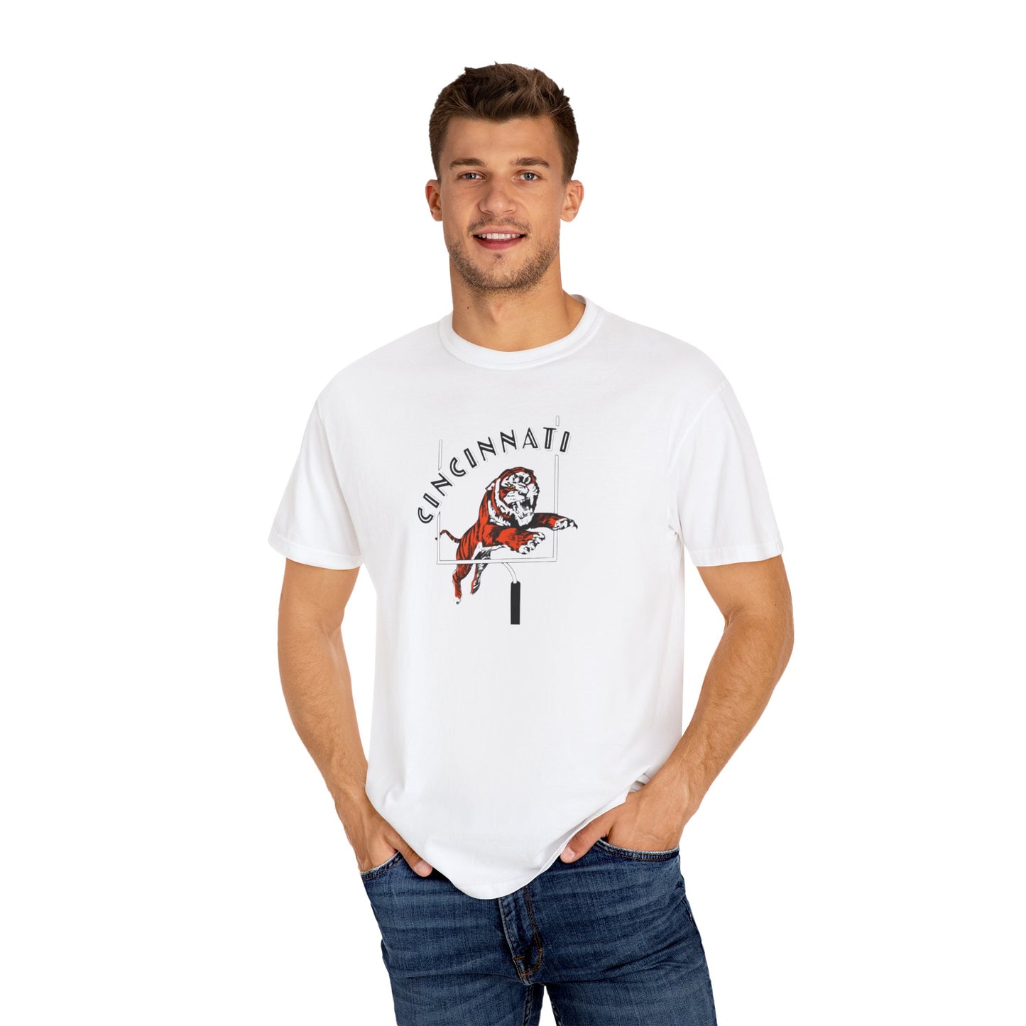 Tiger Touchdown- Comfort ColorsT-shirt