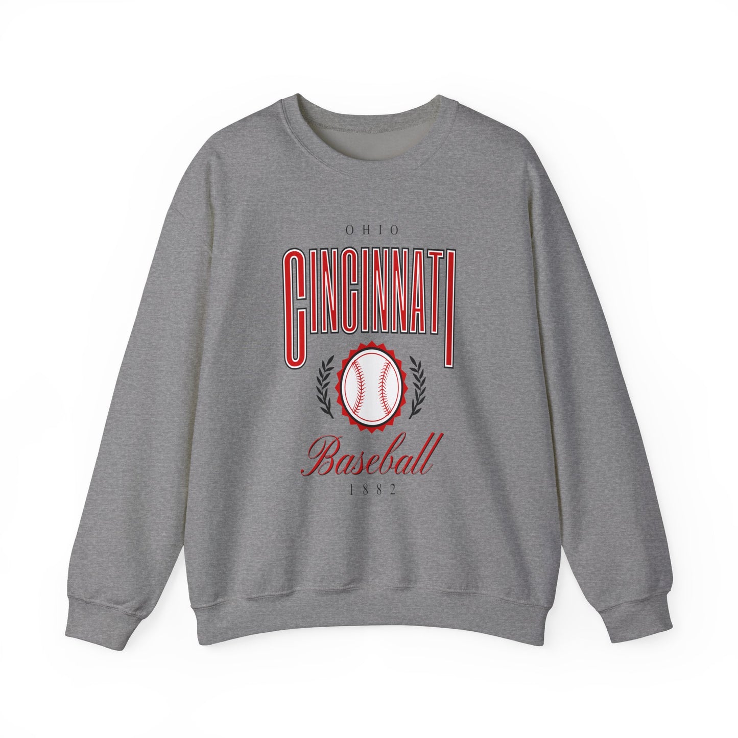 Cincinnati Baseball -Crewneck Sweatshirt