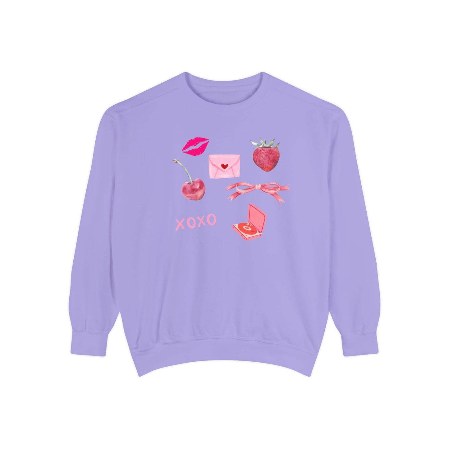 All The Pink- Comfort Colors Sweatshirt