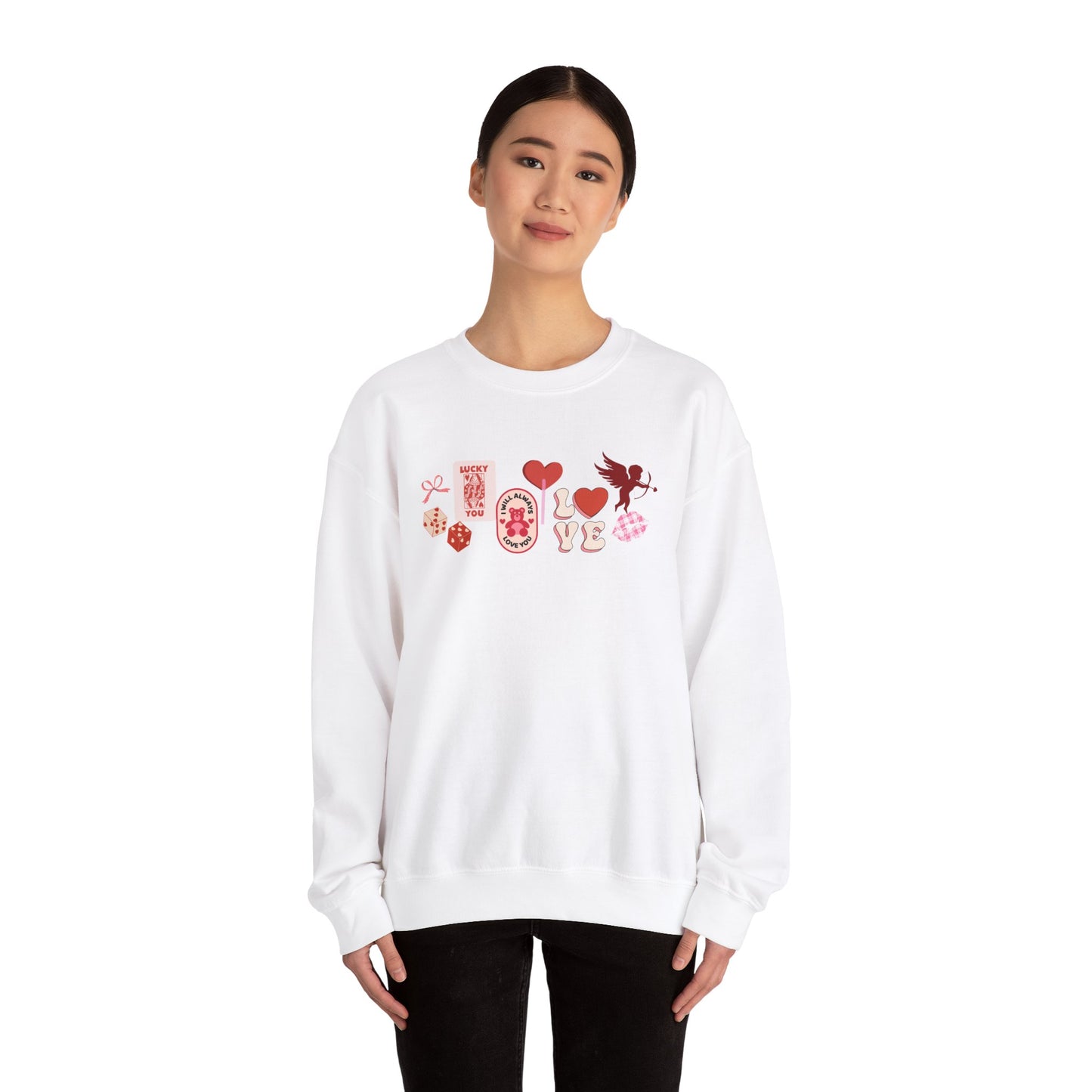 Cupid Collage- Crewneck Sweatshirt