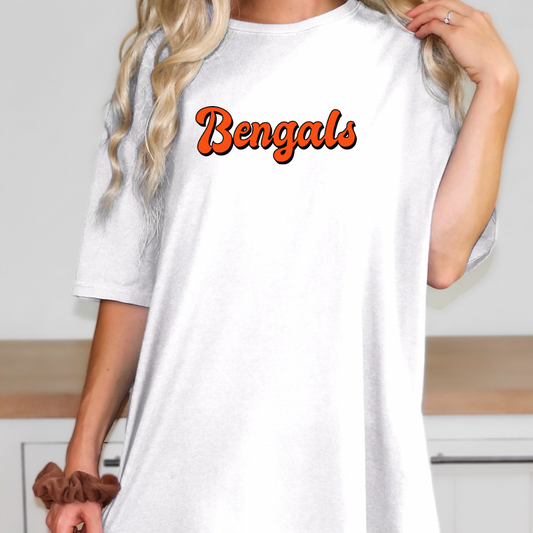 bengals retro tshirt