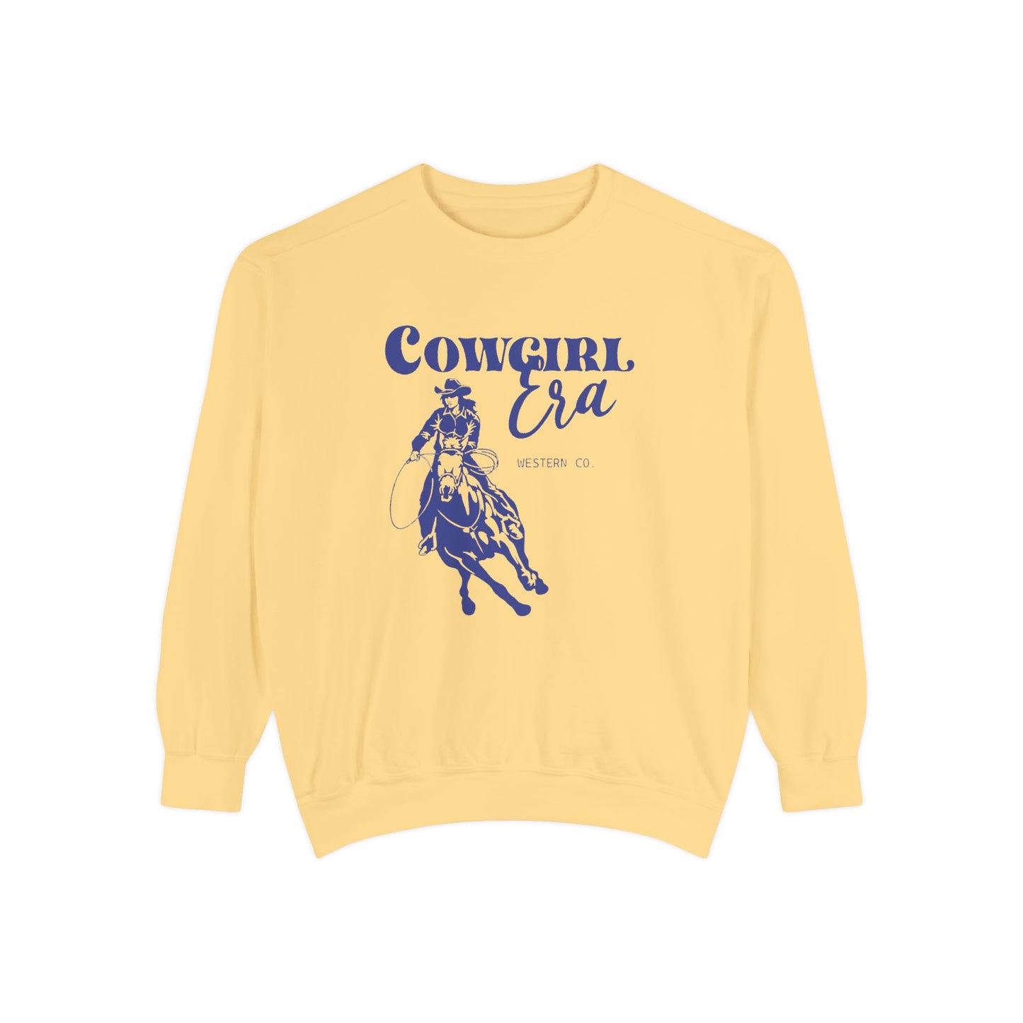 Cowgirl Era- Comfort Colors Garment-Dyed Sweatshirt