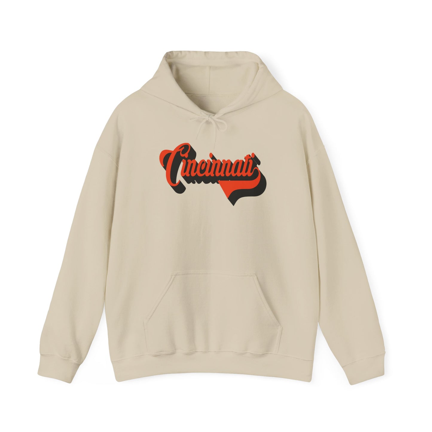 Cincinnati Retro -Hooded Sweatshirt