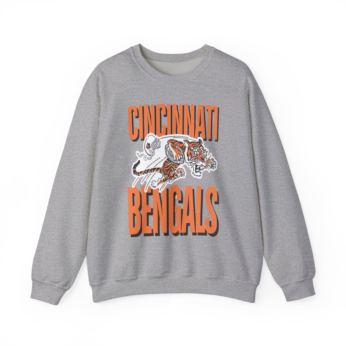 Bengals Vintage Mascot #2- Crewneck Sweatshirt