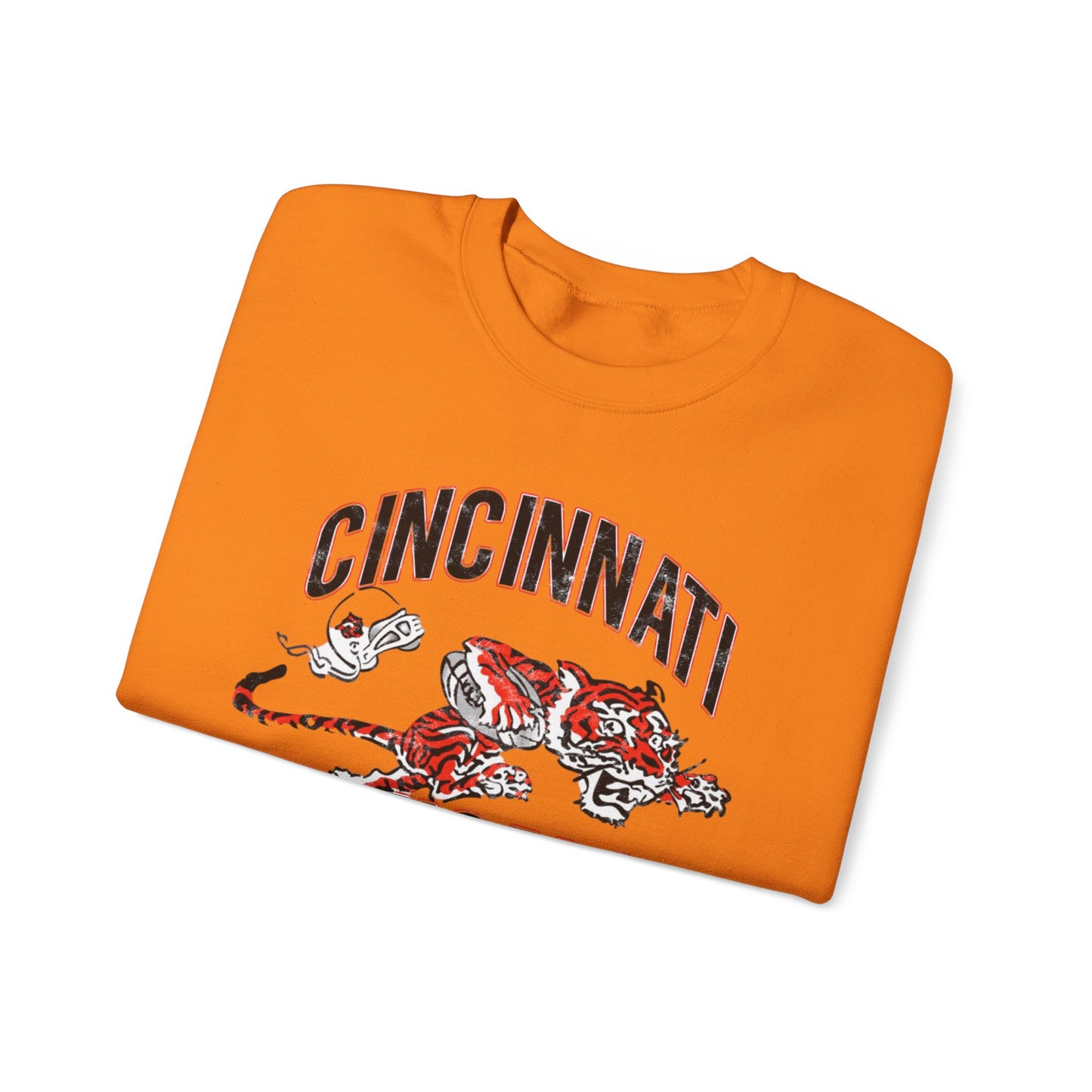 Vintage Bengals Mascot- Crewneck Sweatshirt