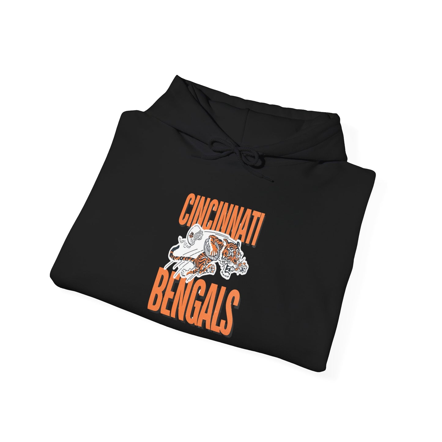 Bengals Vintage Mascot #2- Hooded Sweatshirt