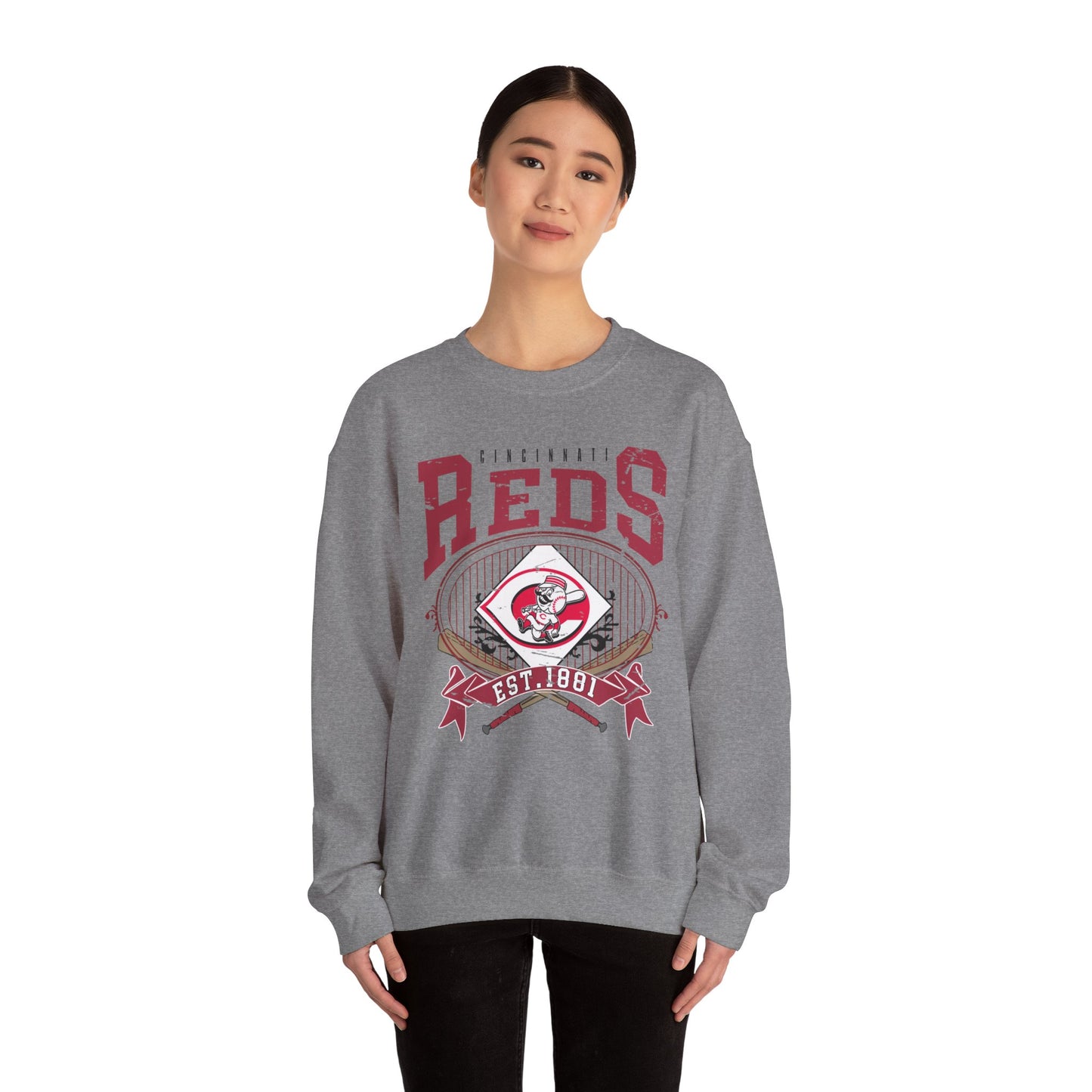 Reds Graphic- Crewneck Sweatshirt