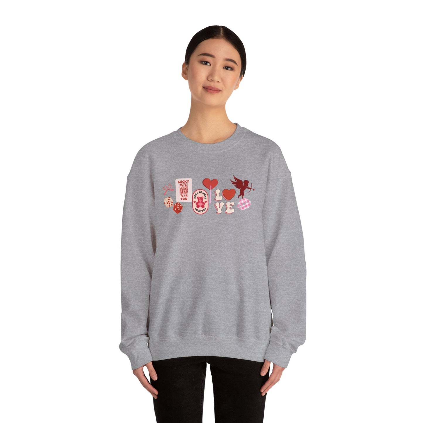 Cupid Collage- Crewneck Sweatshirt