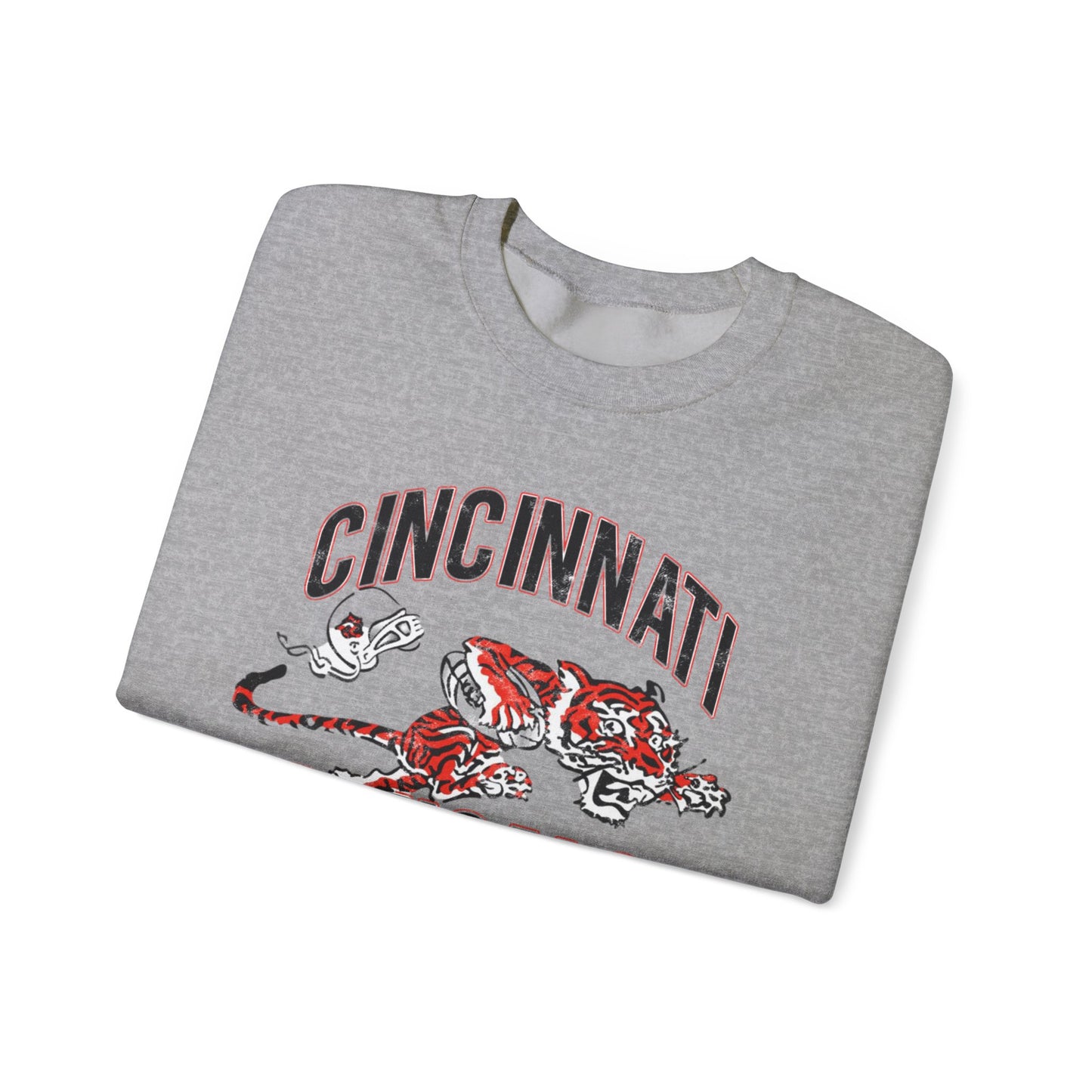 Vintage Bengals Mascot- Crewneck Sweatshirt