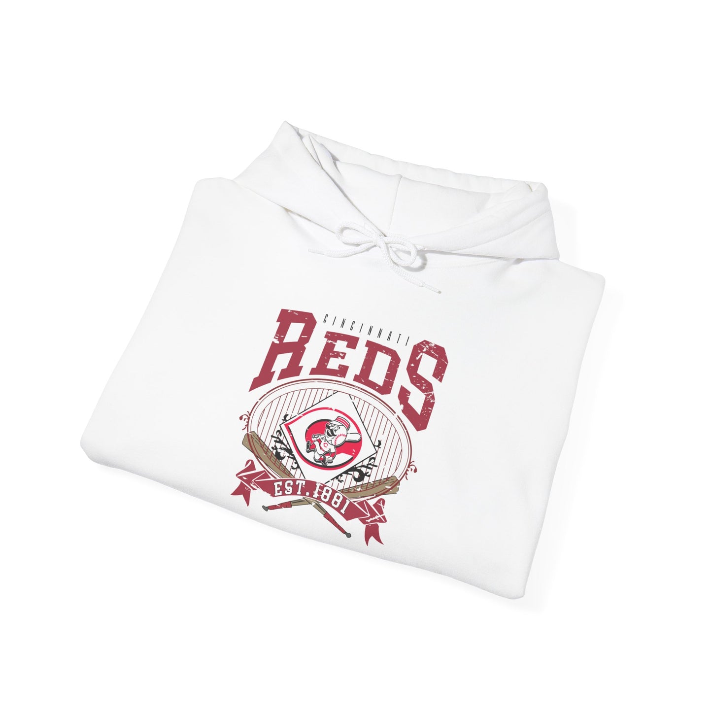 Reds Graphic- Hooded Sweatshirt