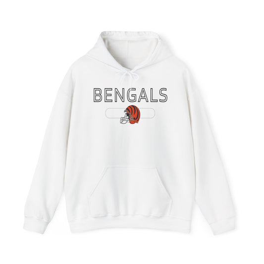 Bengals Helmet - Hooded Sweatshirt