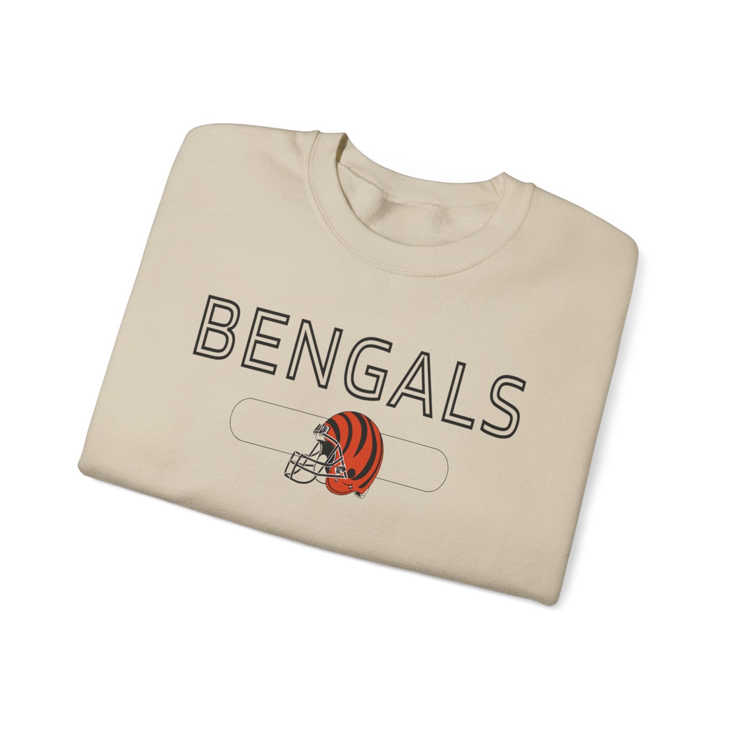 Bengals Helmet - Crewneck Sweatshirt