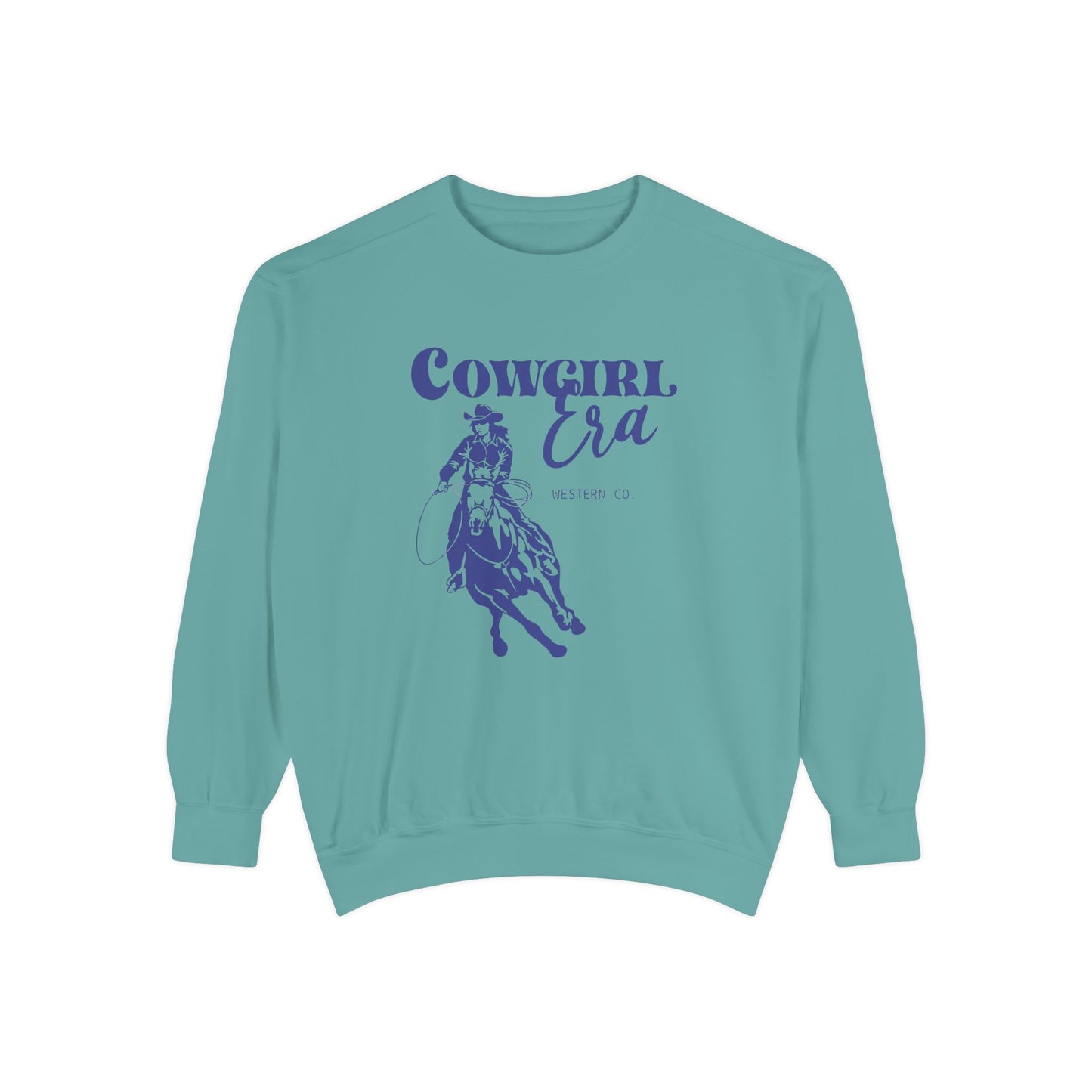 Cowgirl Era- Comfort Colors Garment-Dyed Sweatshirt